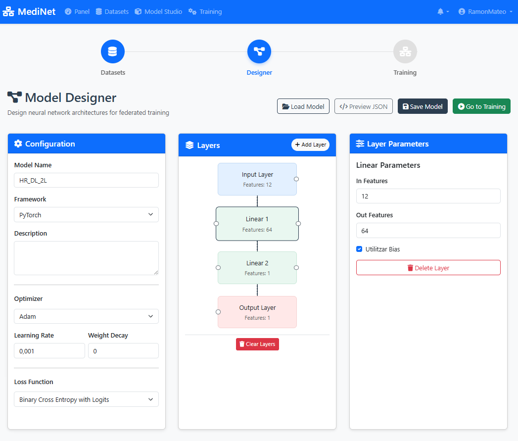 Model designer preview
