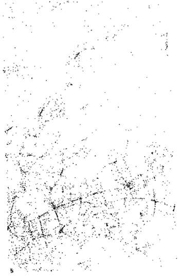 Location of food outlets in eastern London